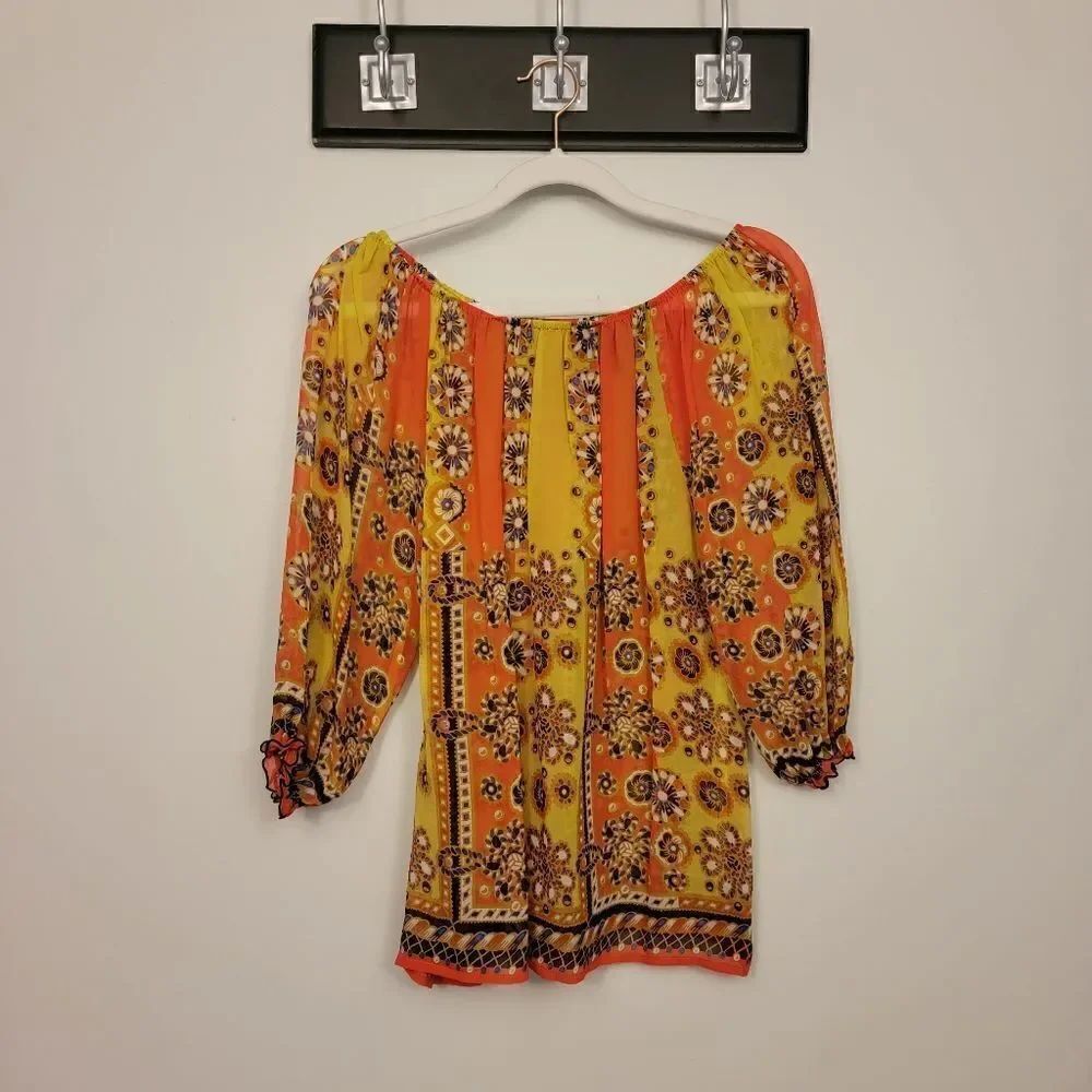 Anthropologie FEI Silk Blouse